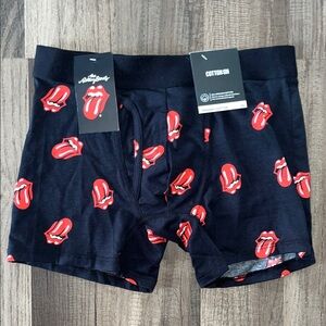 Cotton On Men's Boxer Briefs with Rollong Stones logo